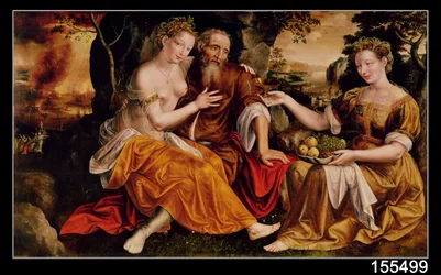 Lot und seine Töchter, ca. 1565